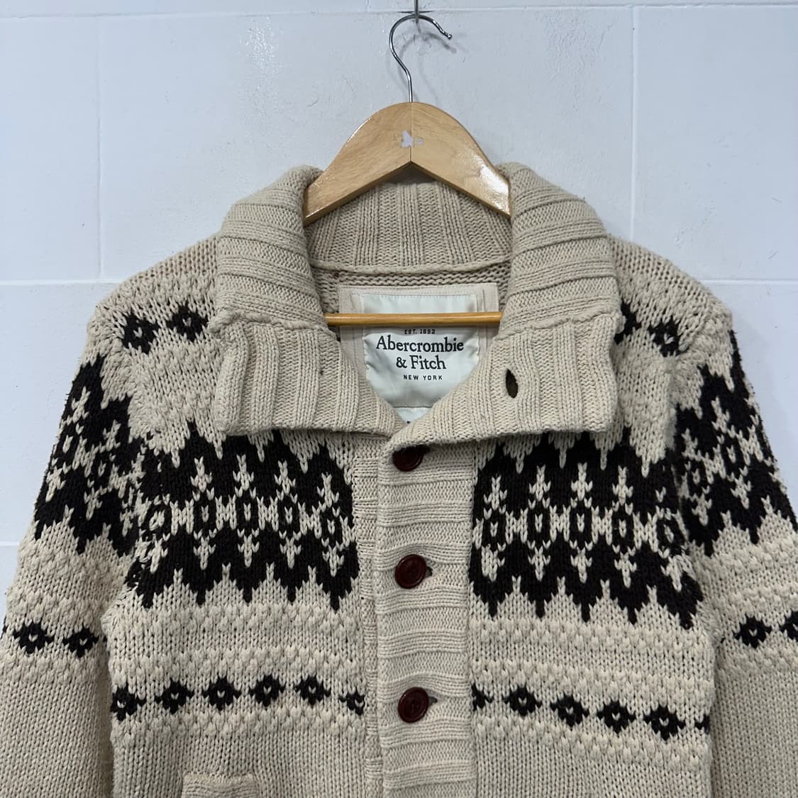 아베크롬비 헤비 울 코위찬 가디건 상품이미지2