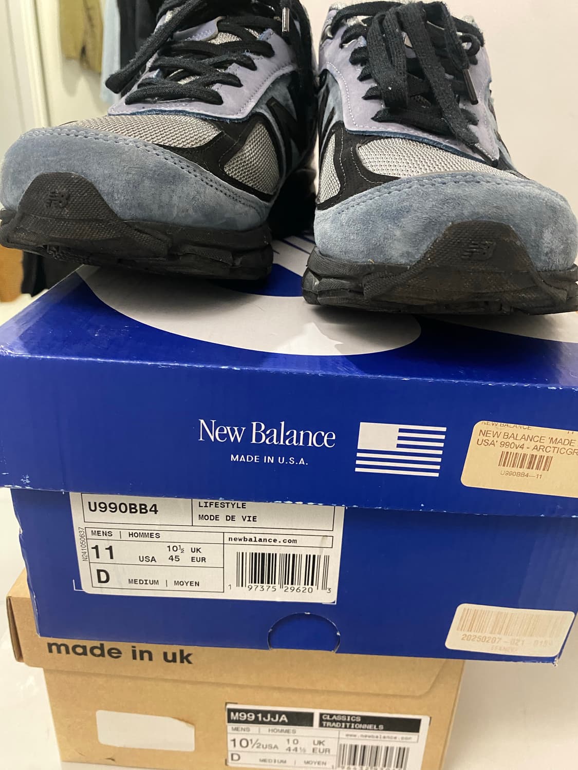 뉴발란스 990v4 메이드 인 USA 아크틱 그레이 285 상품이미지7