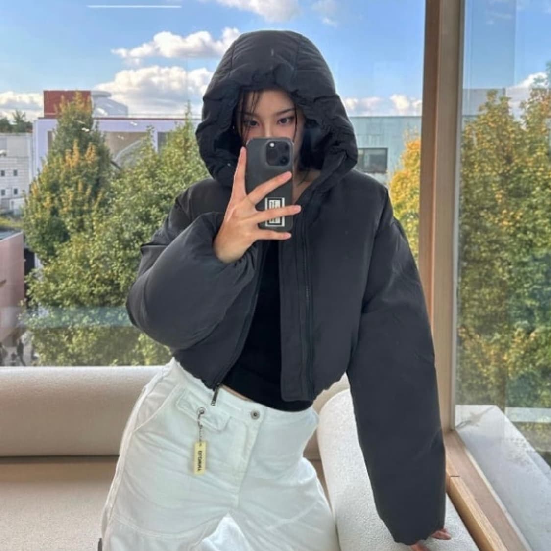 글로니 바운더리스 다운 푸퍼 자켓 차콜/패딩 상품이미지2