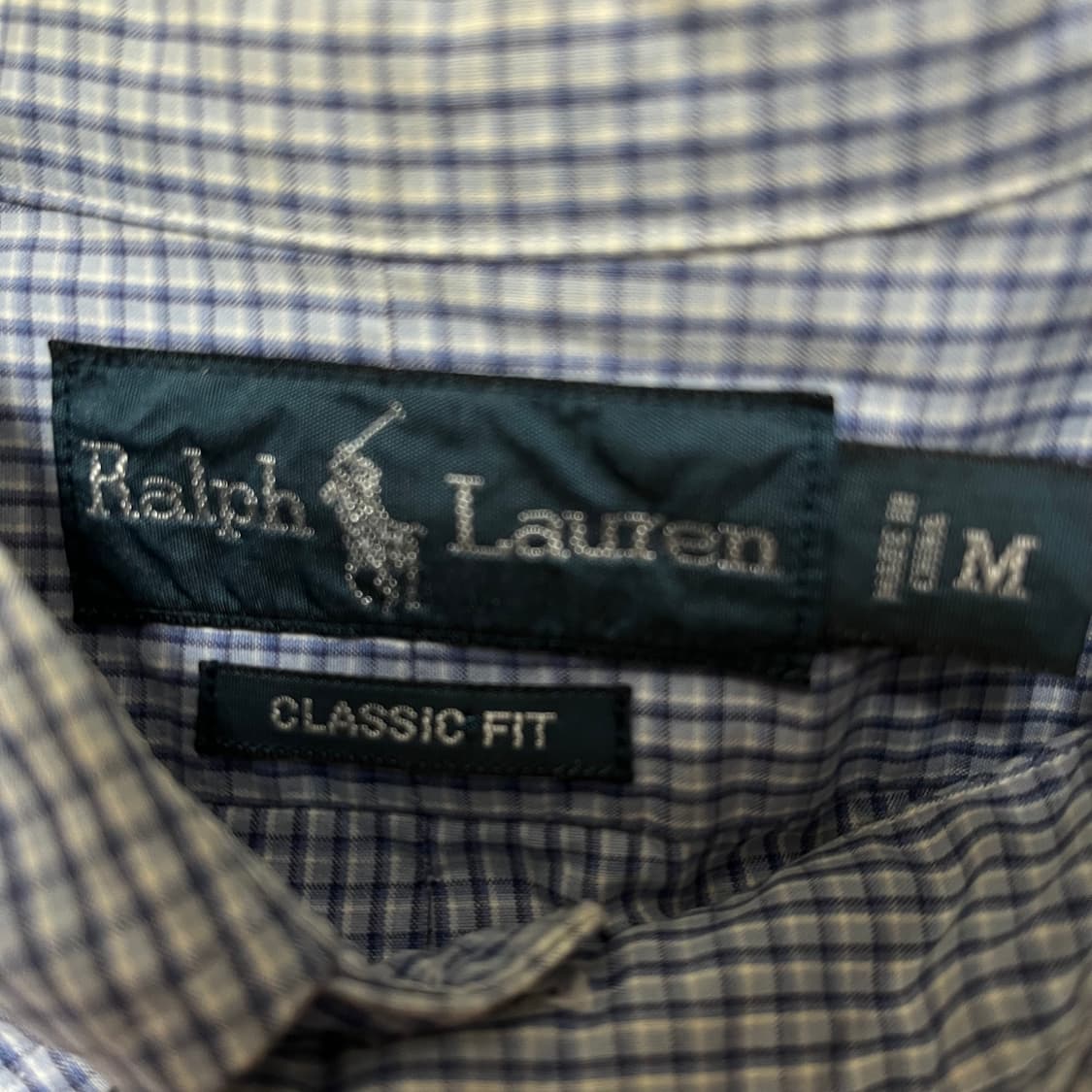 폴로 랄프로렌 클래식핏 버튼다운 체크 셔츠 M/95 상품이미지4