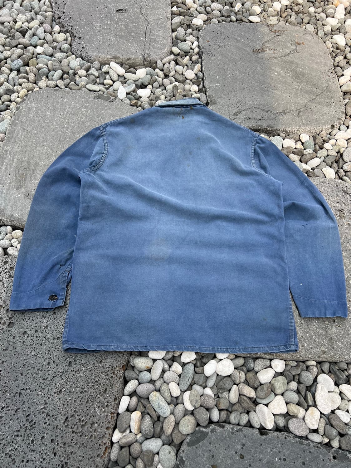 FADED VINTAGE WASHING BLUE 패치워크 프렌치워크자켓 상품이미지7