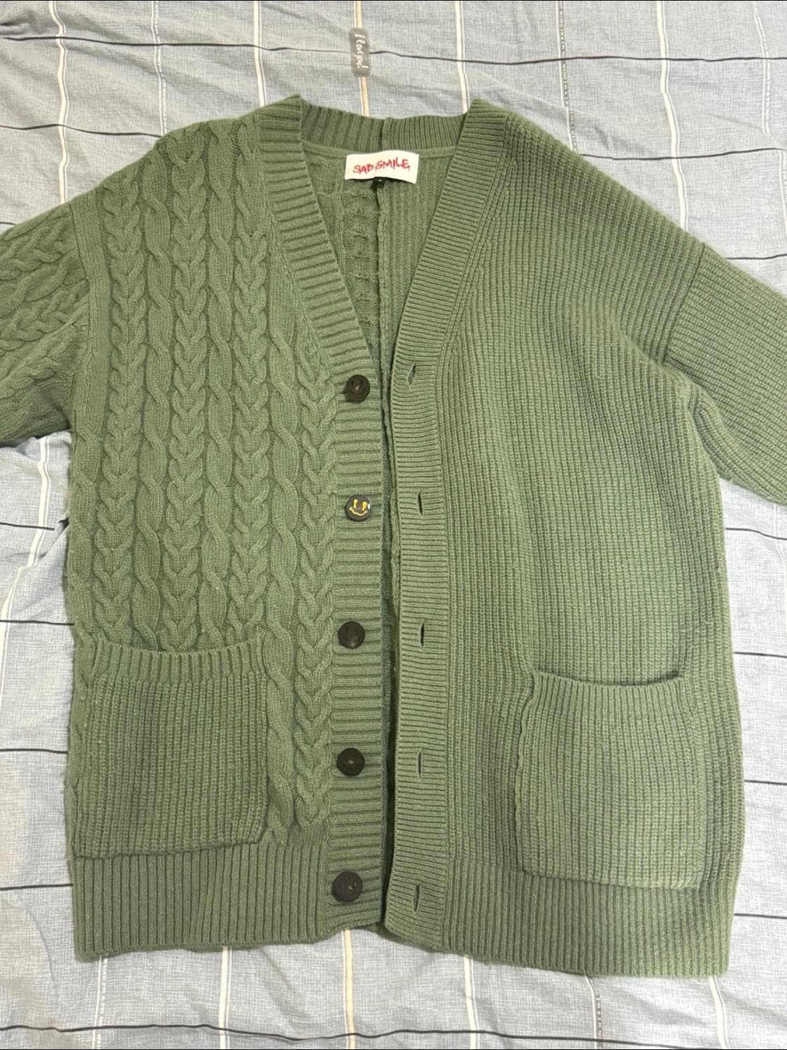 커스텀멜로우 SAD SMILE 가디건 S사이즈 상품이미지9