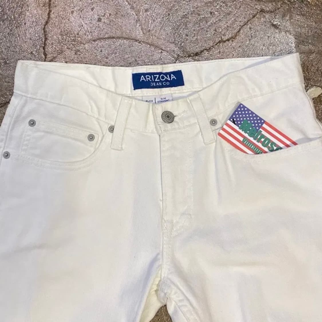 미국 빈티지 애리조나 진 화이트 청바지 상품이미지2
