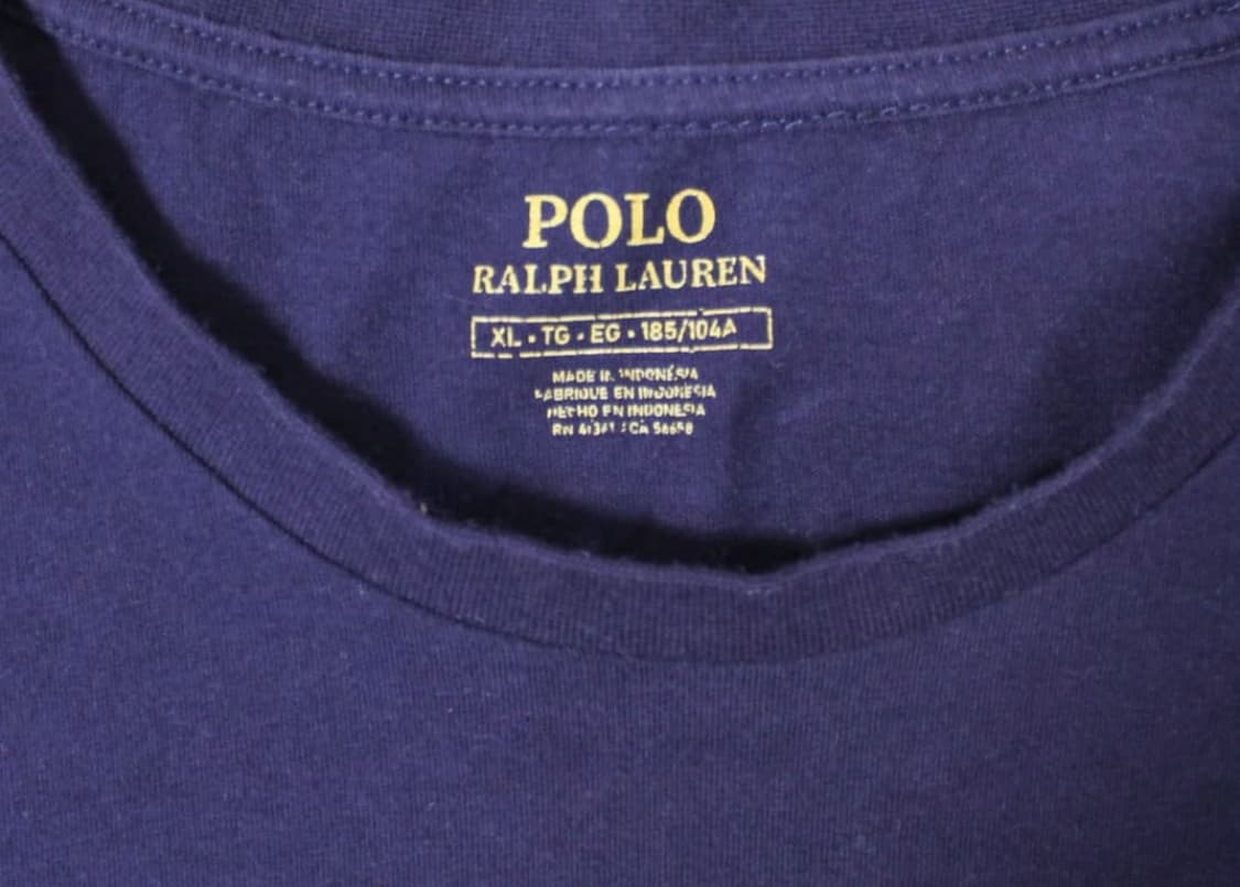 Polo 폴로 랄프로렌 네이비 반팔 라운드 티 상품이미지2