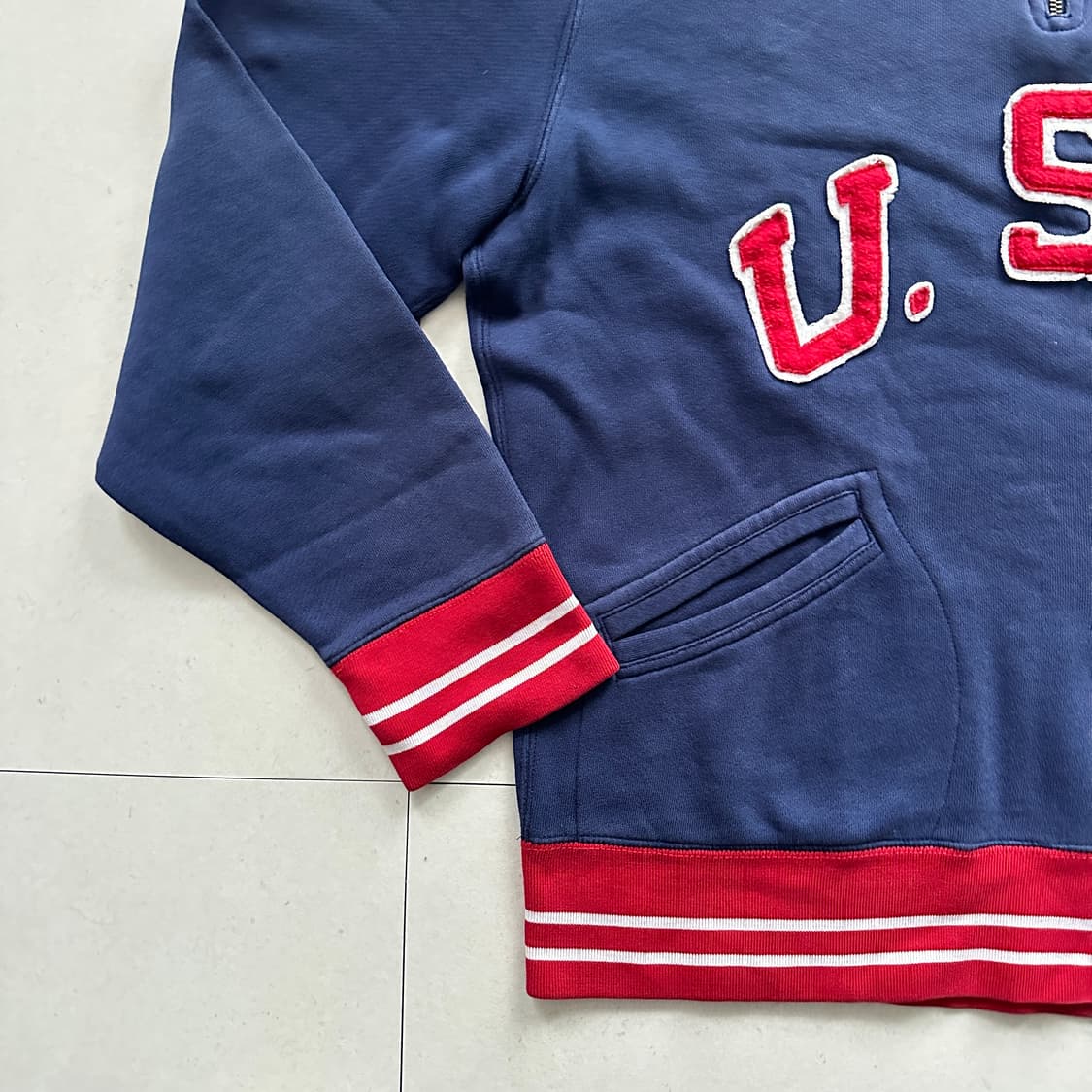 90s 폴로 랄프로렌 USA 빈티지 하프집업 맨투맨  상품이미지3