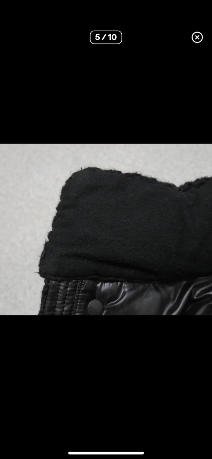 미하라 야스히로 케이블 니트 패딩 베스트 상품이미지3