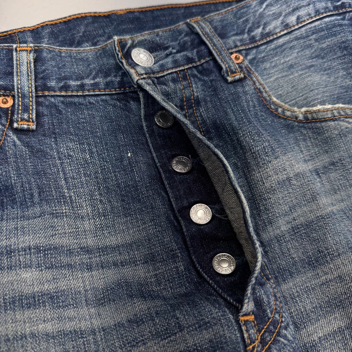 리바이스 501 워싱 데님팬츠 상품이미지5