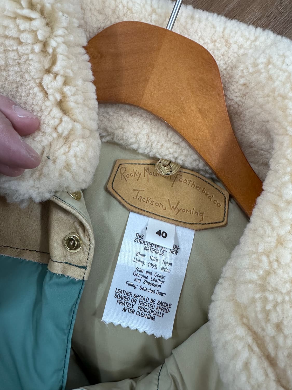 록키마운틴 패딩조끼 에메랄드 40 상품이미지3