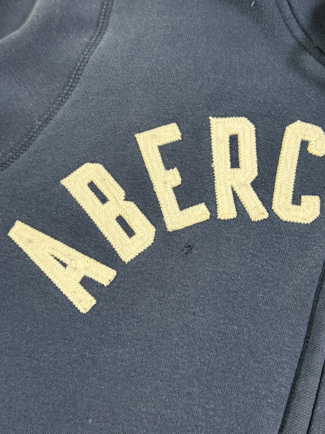 아베크롬비 네이비 양털 후드집업 상품이미지6