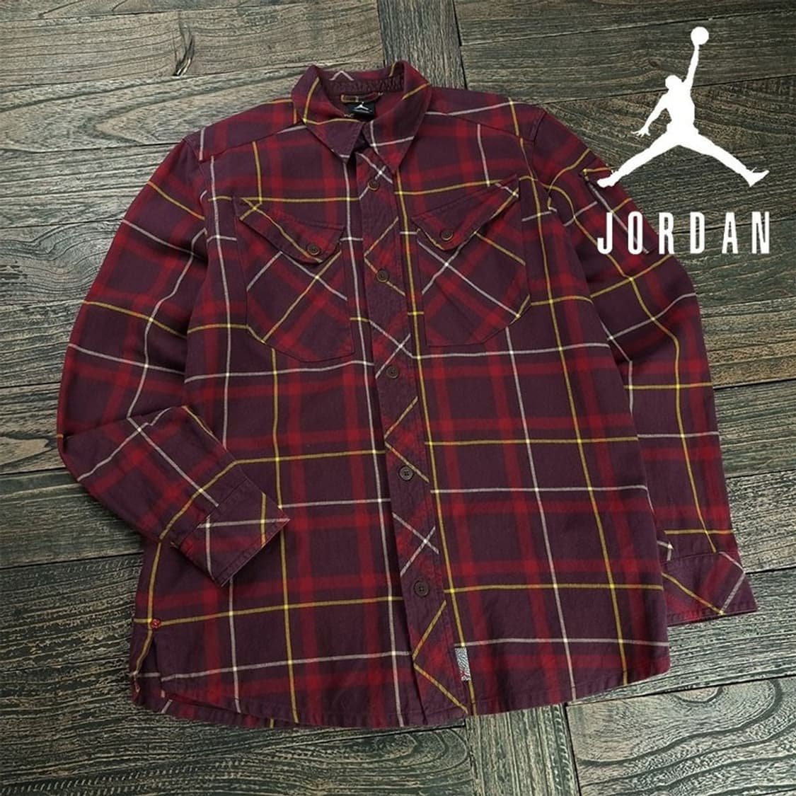 [나이키 조던] 체크 셔츠 M19670 상품이미지1