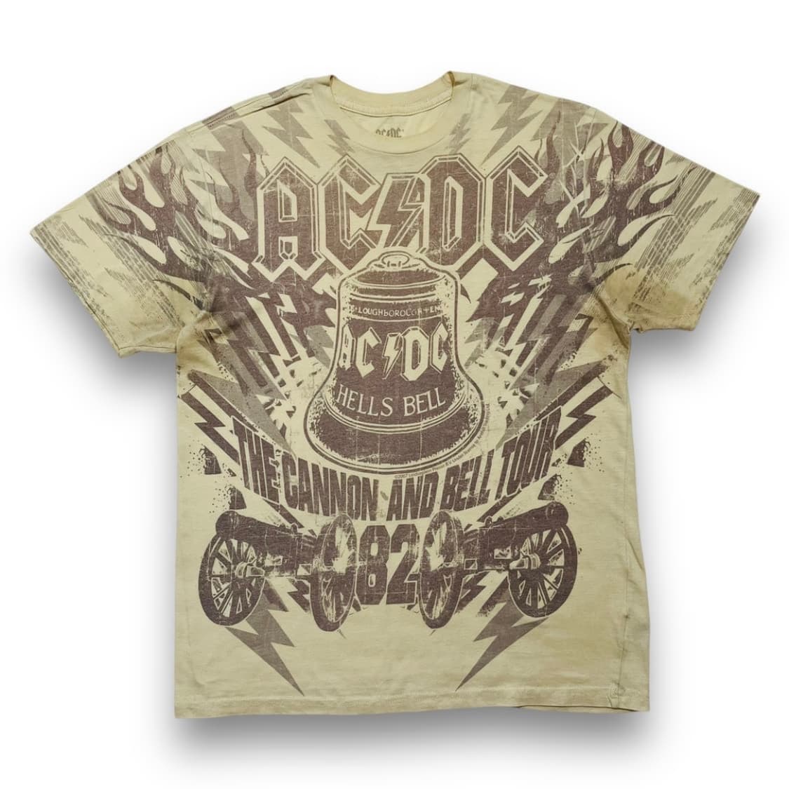 AC/DC 캐논 더 썬더 벨 2007s 밴드 반팔 티셔츠 상품이미지1