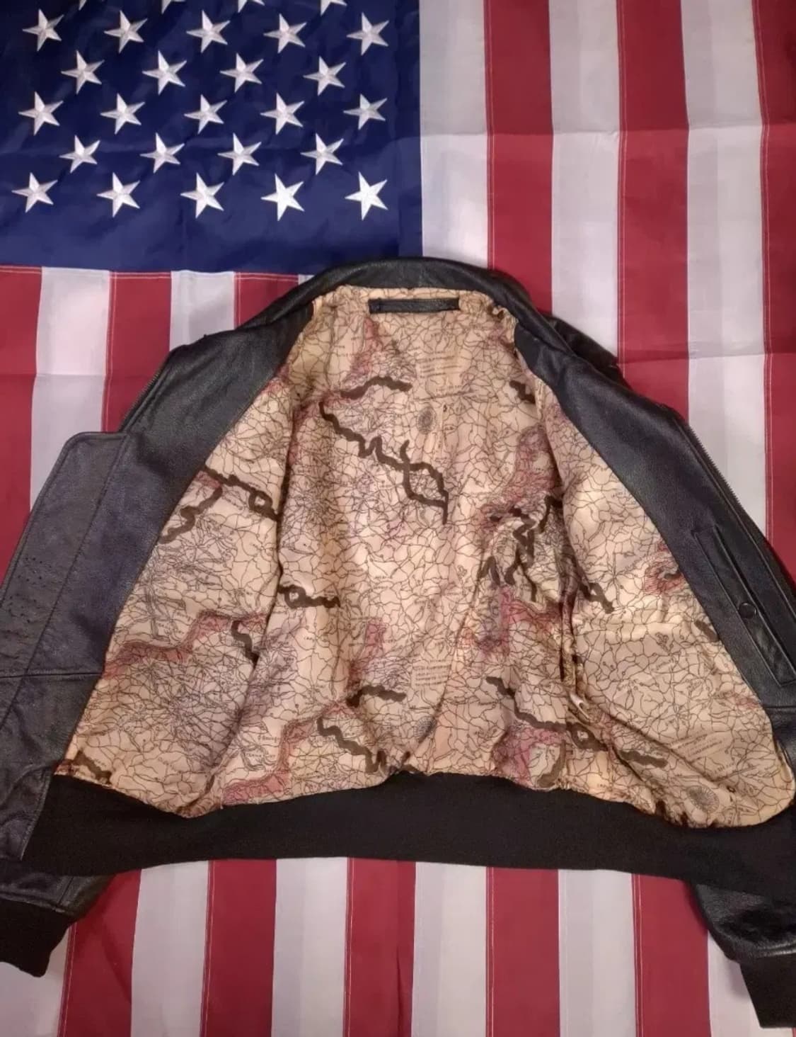 새제품 일본판 빈티지 탑건 미해군 G-1 리얼레더 항공자켓 상품이미지10