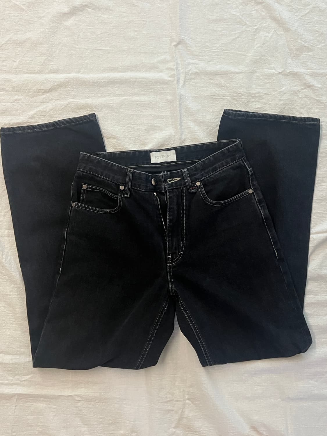 포트너스 / Black Cone Wide Jeans / S 상품이미지2