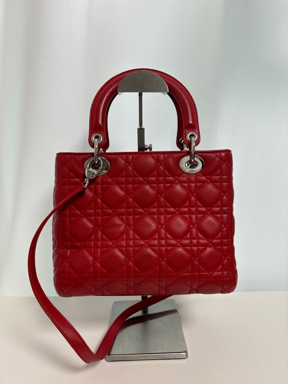 디올 레이디 레드 미디움 상품이미지3