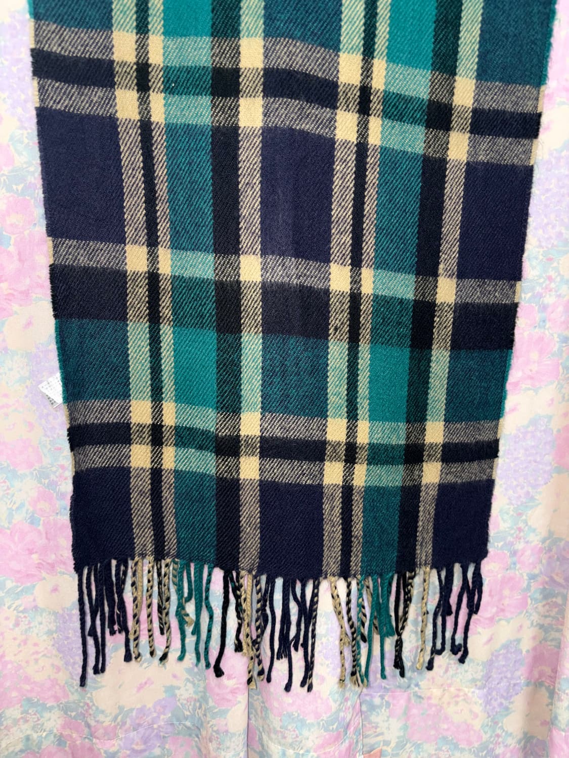 블루 체크 머플러 상품이미지7