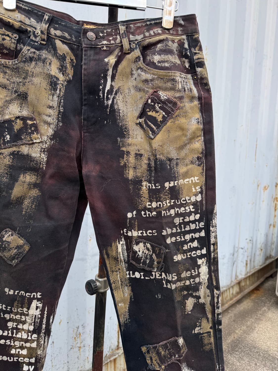 Graphic Printed Straight Pants 상품이미지2