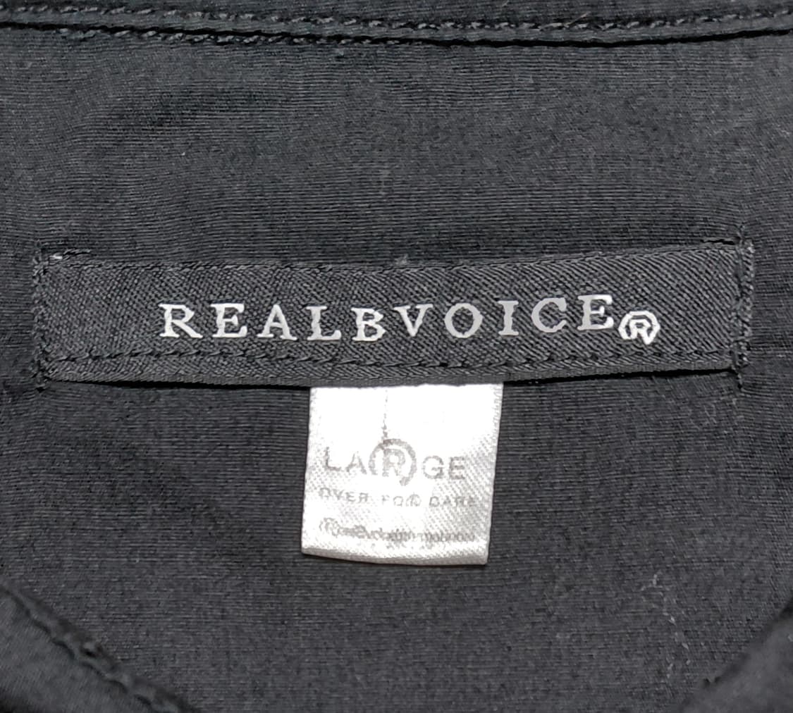 [L] 리얼비보이스(RealBvoice) 백프린팅 블록 배색 워크 셔츠 상품이미지6