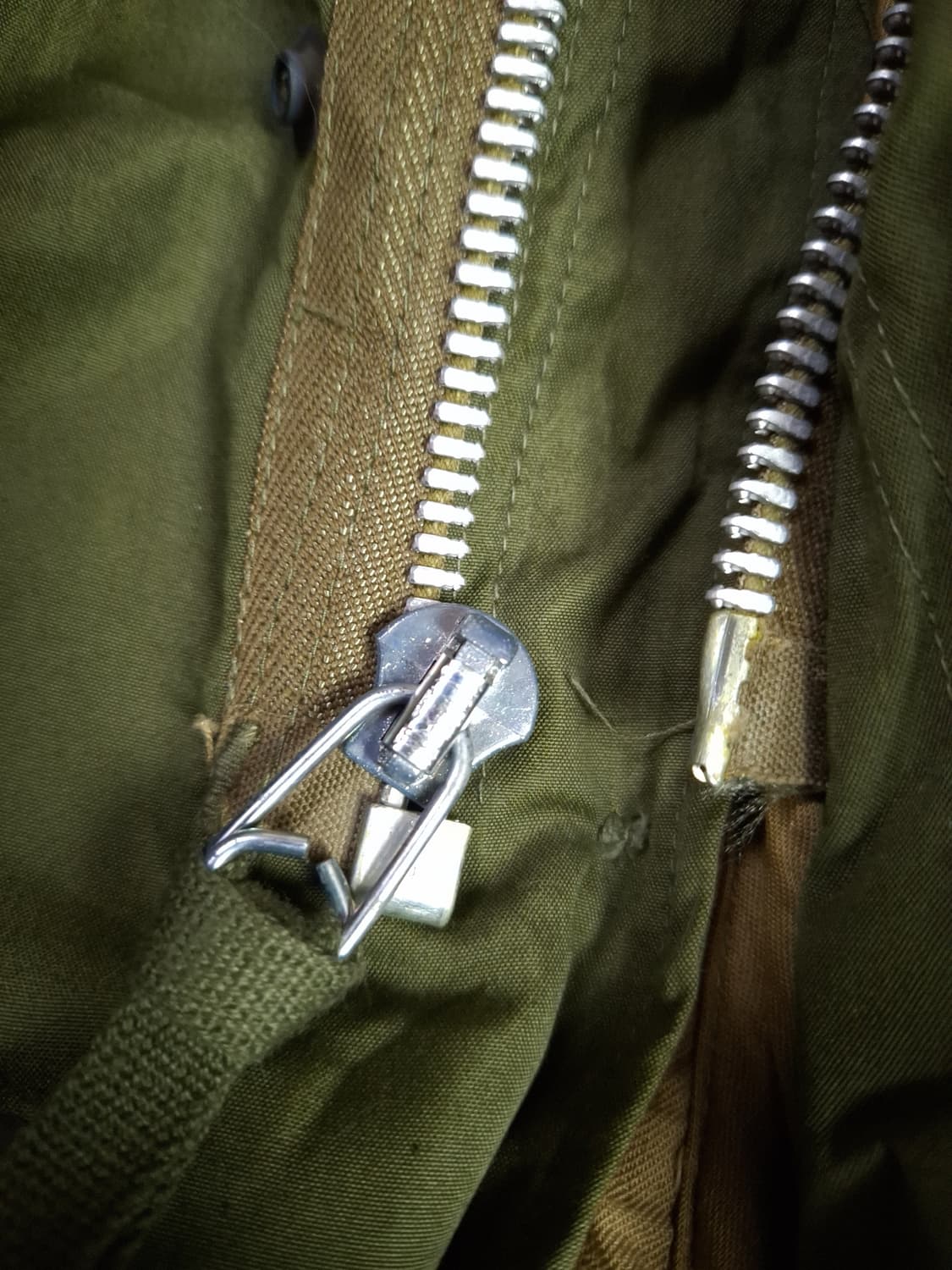 새제품 오리지날 미군 M-51 쉘 파카 천엽 라이너 스몰 셋트 상품이미지2