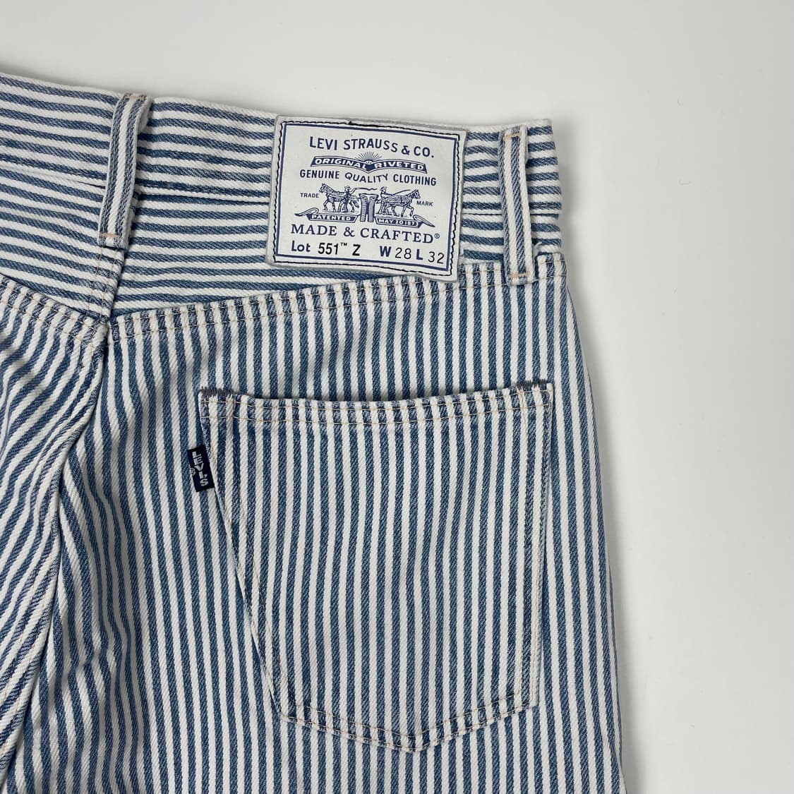 리바이스 levi’s 히코리 스트라이프 바지 팬츠 | 후루츠패밀리