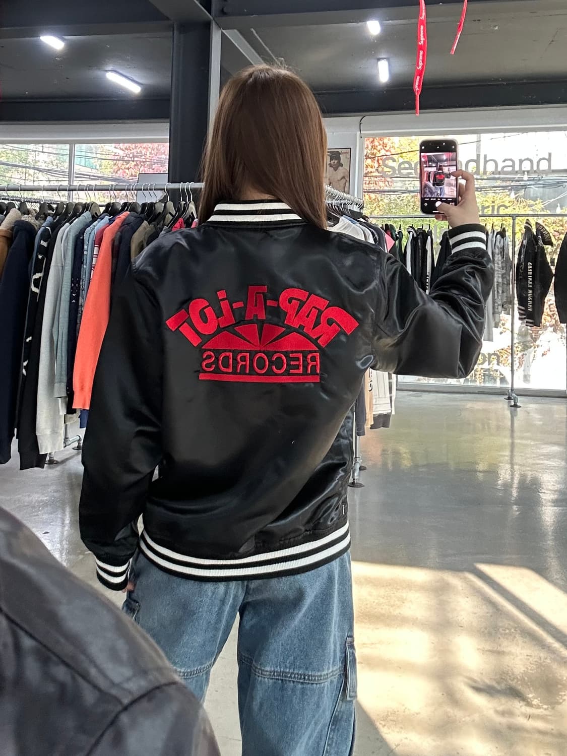 슈프림 x Rap-A-Lot 레코즈 새틴 클럽 바시티자켓  상품이미지2