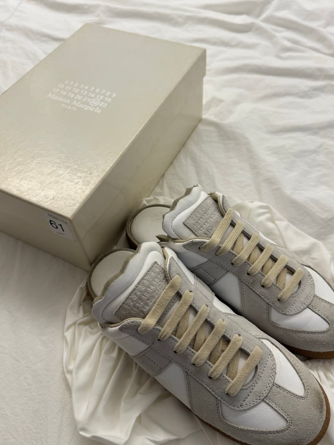 Masion margiela 메종 마르지엘라 컷아웃 독일군 스니커즈 상품이미지3