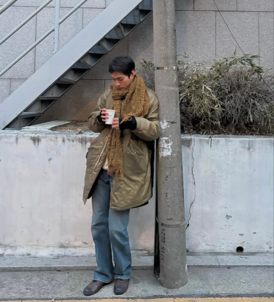 헤리티지플로스 알프레드 파카(모델 홍태준님 착용) 상품이미지2