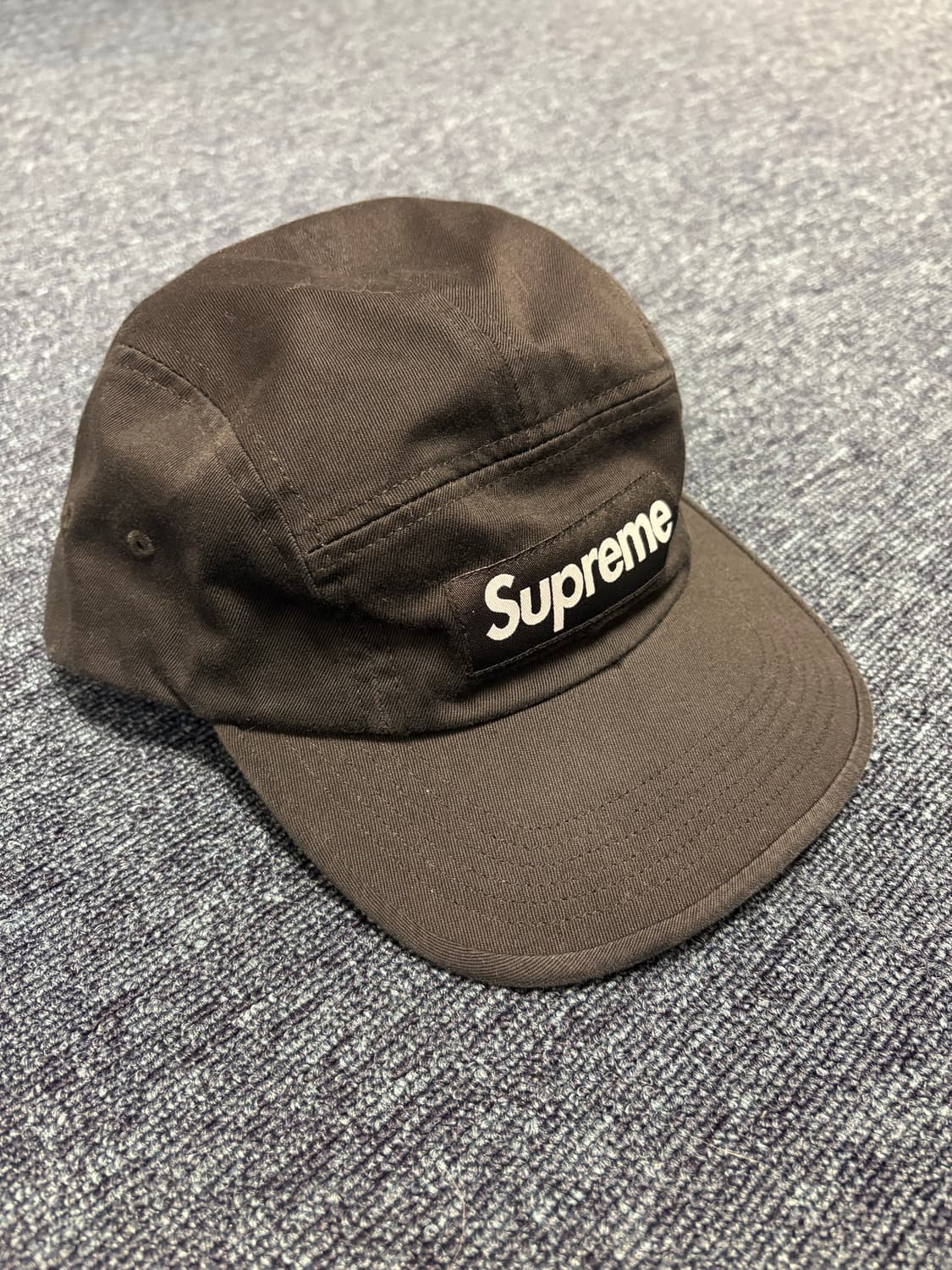 슈프림 캠프캡 블랙 상품이미지2