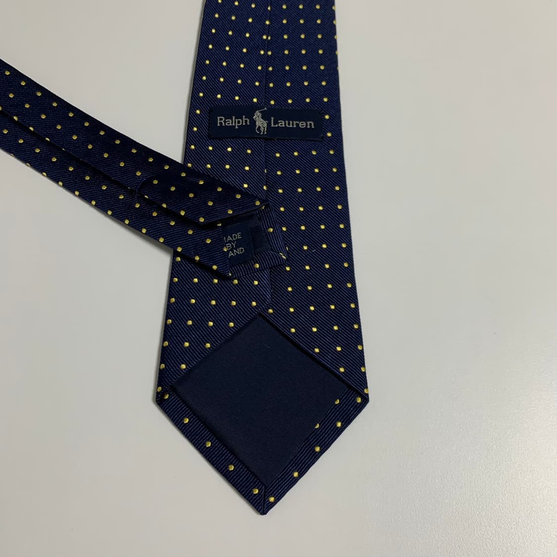 폴로 랄프로렌(POLO) 도트 명품넥타이 B+등급 8cm 상품이미지6