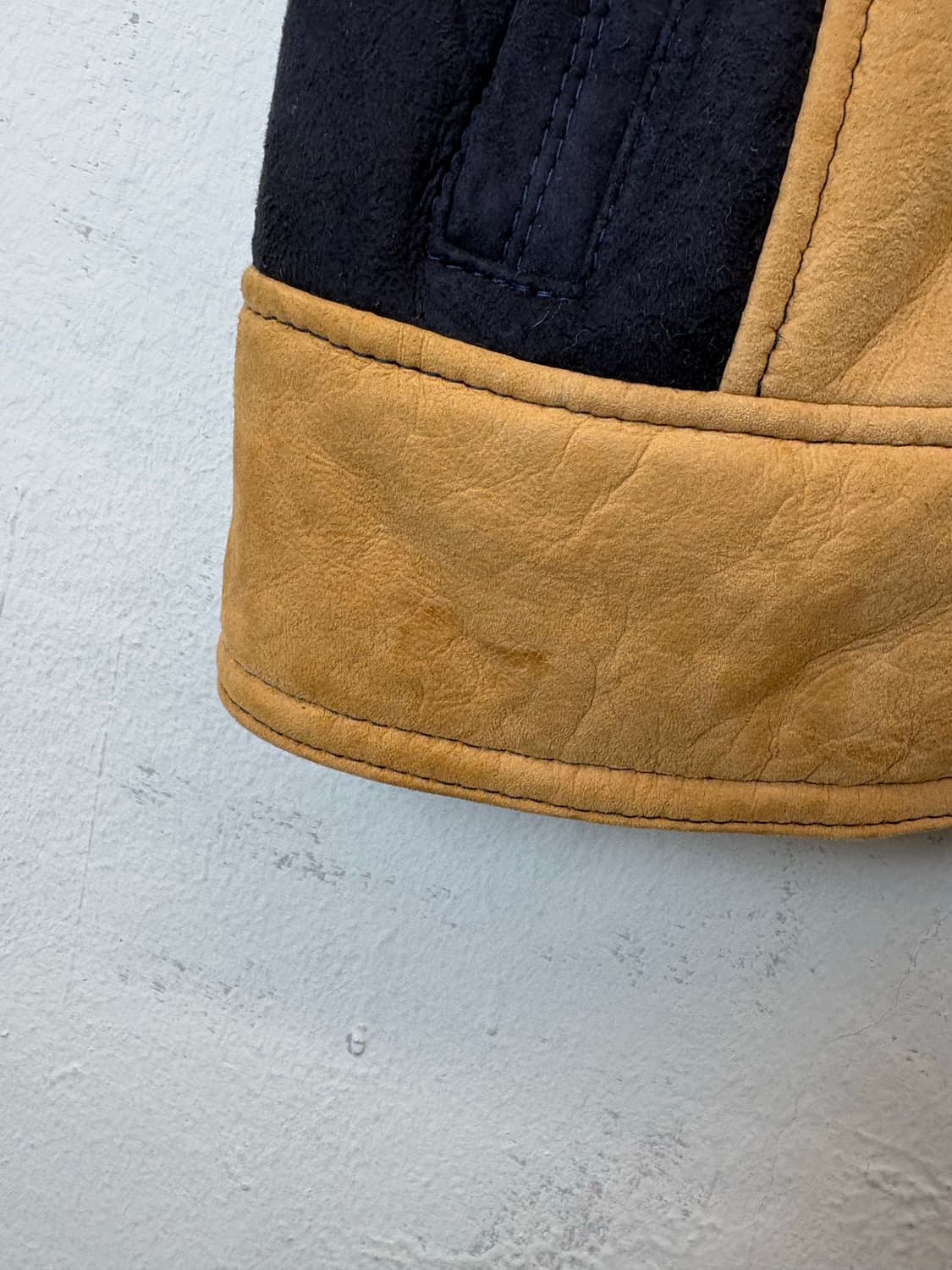 90s 뉴질랜드 빈티지 스웨이드 울 베스트 상품이미지6