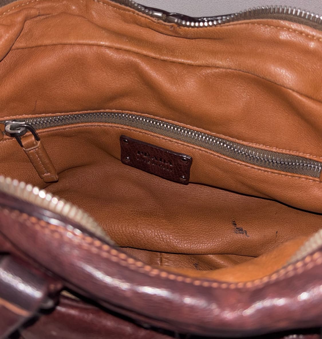 프라다 80-90s 레트로 빈티지 브라운 숄더백 아메리칸 빈티지 오네갸루 상품이미지5