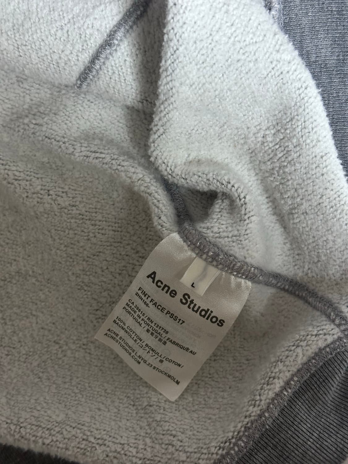 [L] 아크네스튜디오 핀트페이스 그레이 상품이미지6