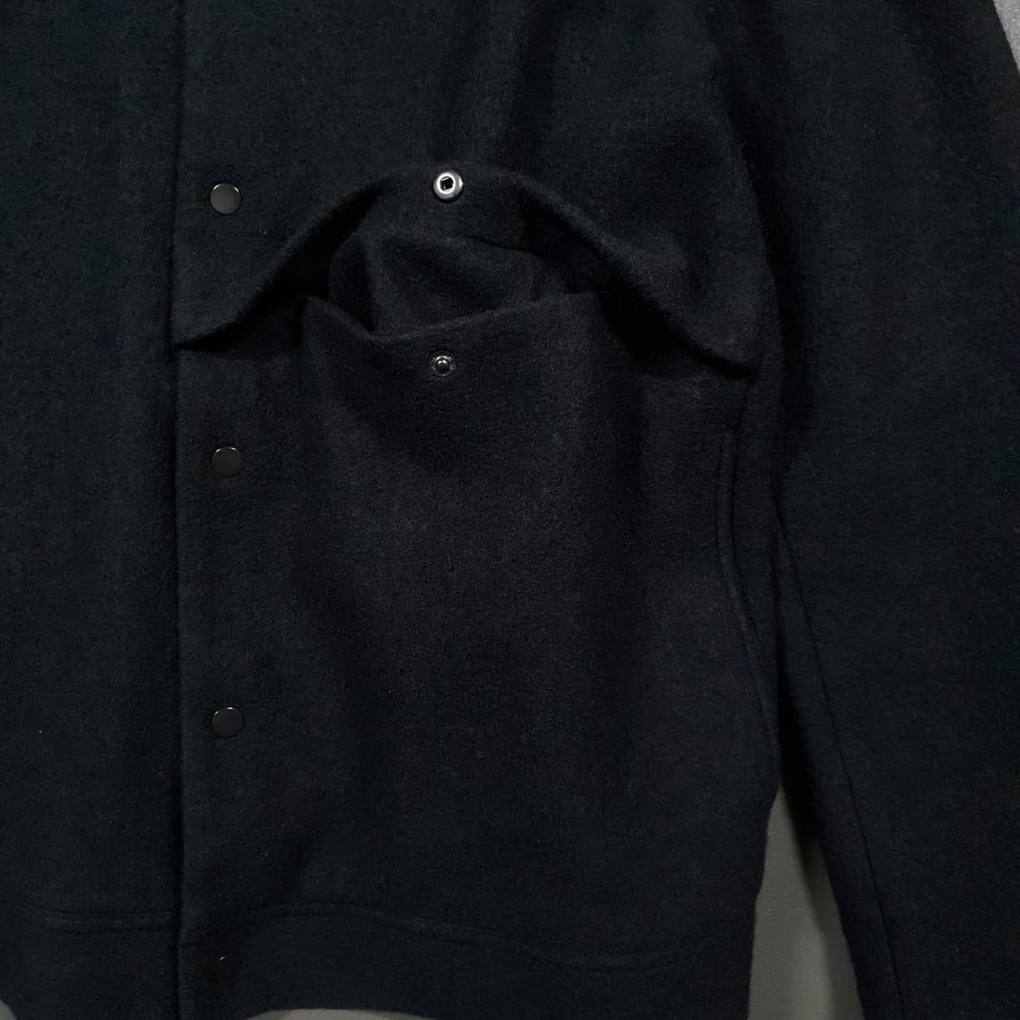 실측 XL (105) COS 보일드 울 테일러드 자켓 미드나잇브라운 상품이미지6