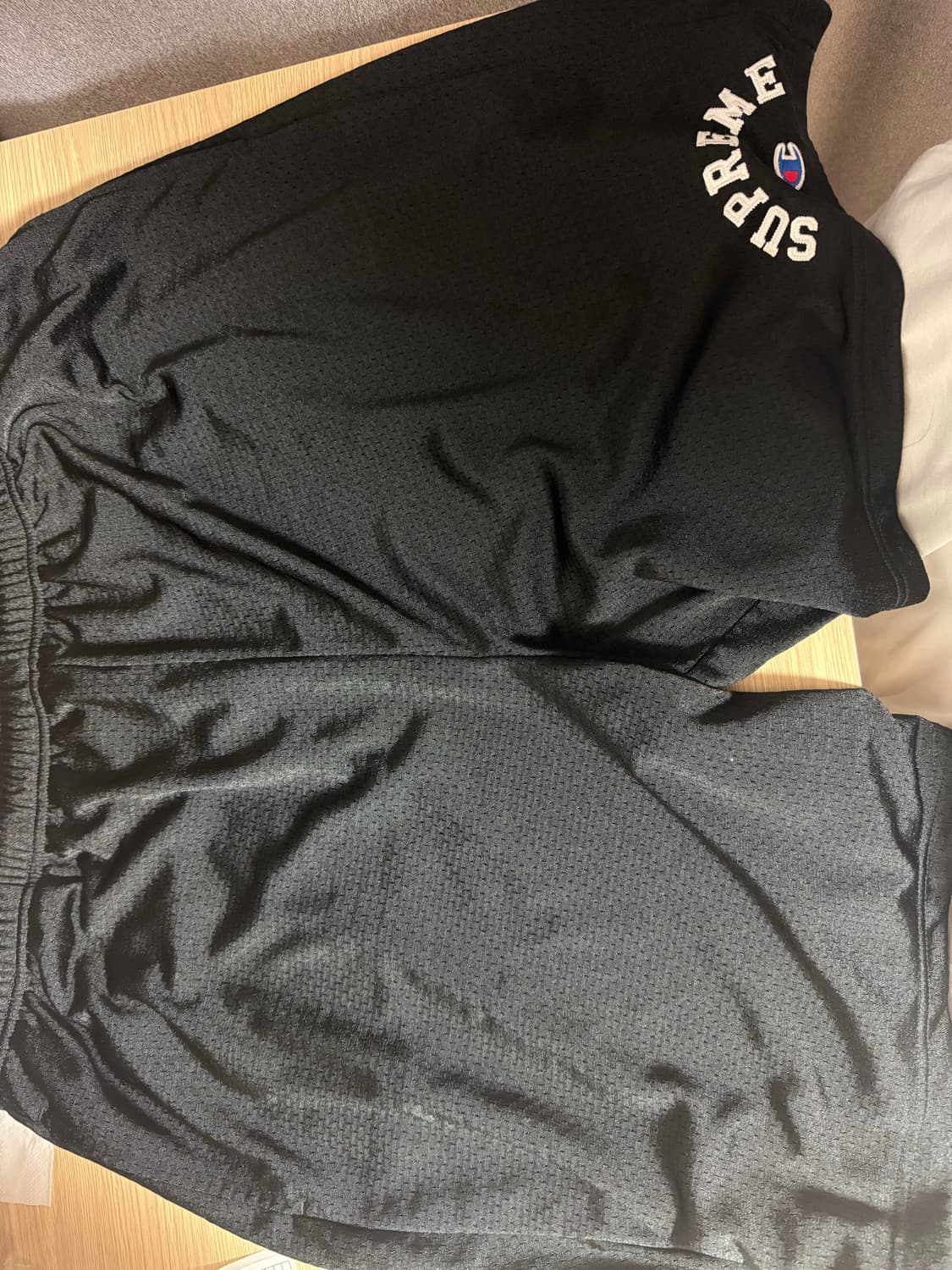 챔피온x슈프림 매쉬 반바지 상품이미지3