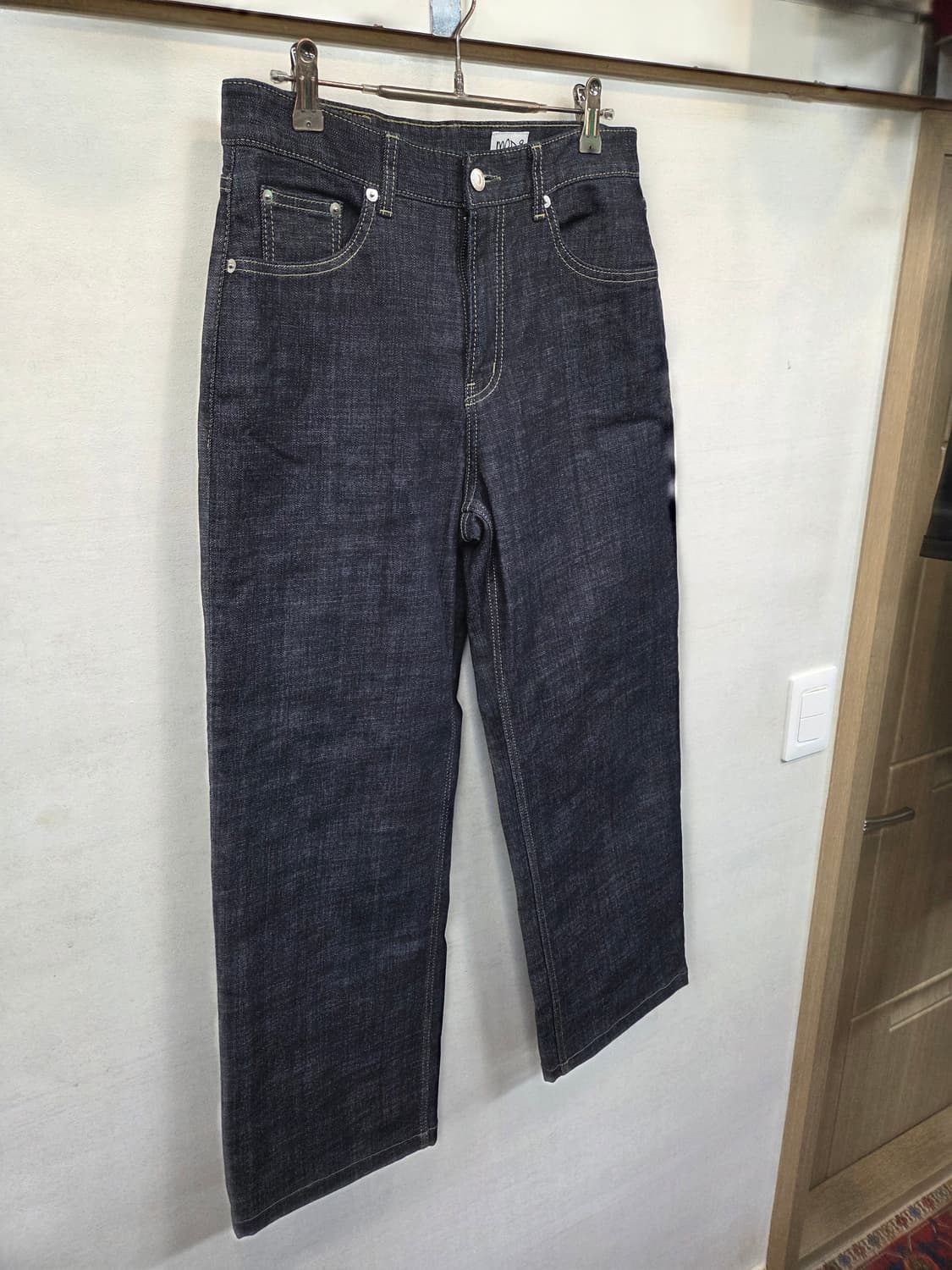 모드나인 셀비지 와이드 데님팬츠 27 28  상품이미지5