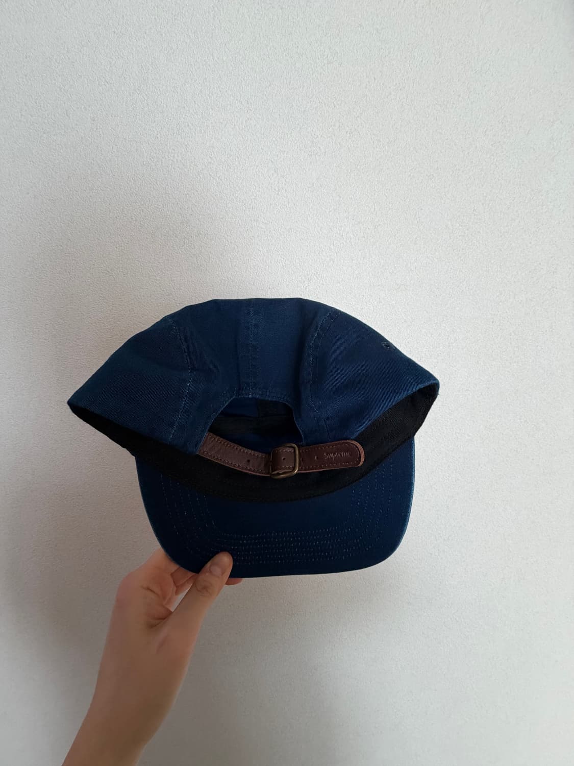 슈프림 워시드 치노 트윌 캠프캡 인디고 - 25SS 상품이미지3