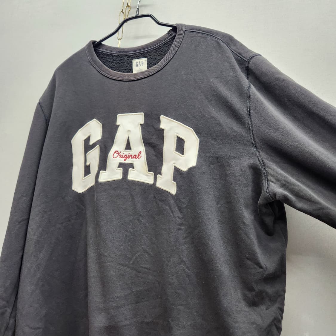 GAP 갭 빅로고 자수 맨투맨 XL(2XL) 상품이미지2