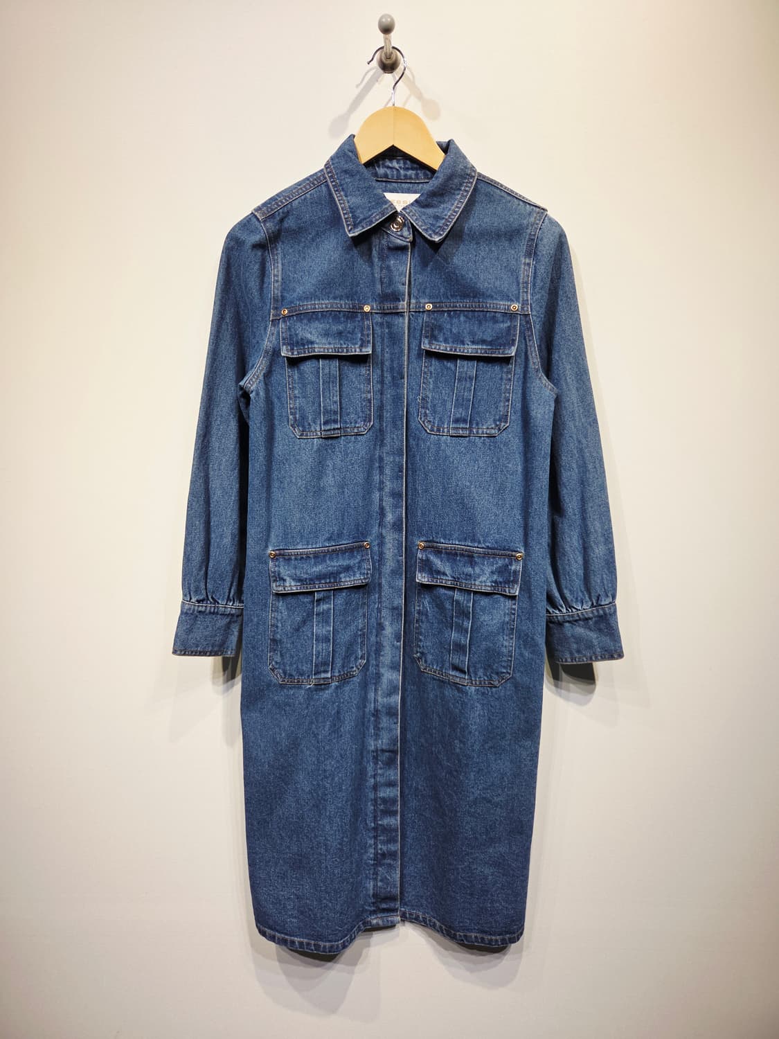 JESSI NEW YORK 제시뉴욕 데님 롱 셔츠 원피스/자켓 상품이미지2