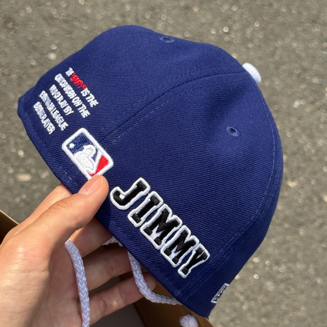 뉴에라 LA 다저스 59fifty 로우 프로파일 718 라이즈 소희 와펜 상품이미지1