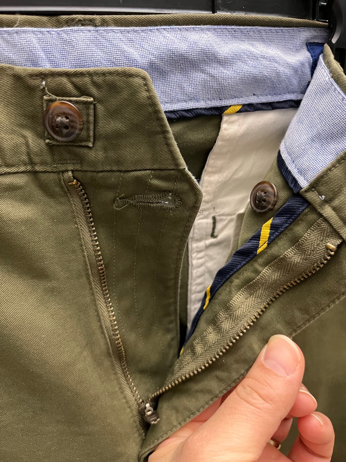 [미국직배송/새제품] 폴로 랄프 로렌 베드포드 스트레치 슬림핏 치노 그린 상품이미지3