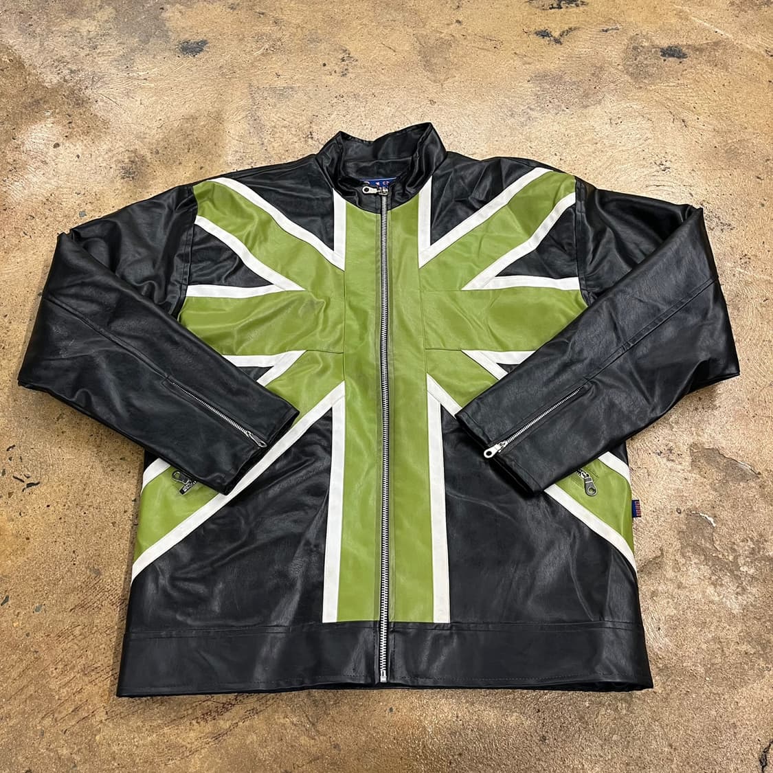 [ 정품 ] Erk charoko 빈티지 가죽 레더 자켓 b16 상품이미지2