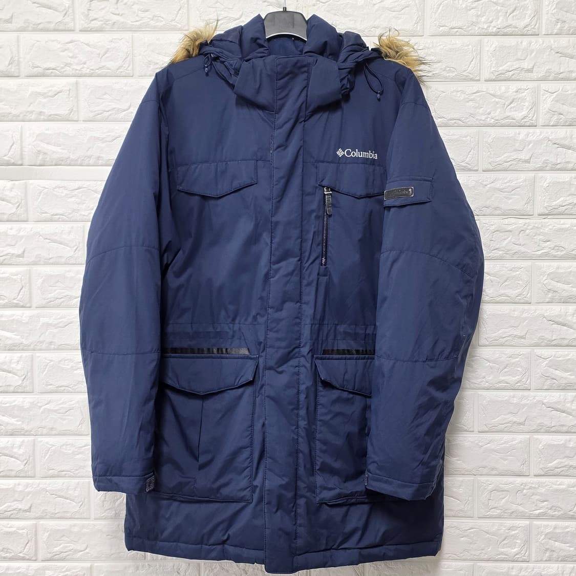 택포// 콜럼비아 XL 네이비 패딩 파카 상품이미지1