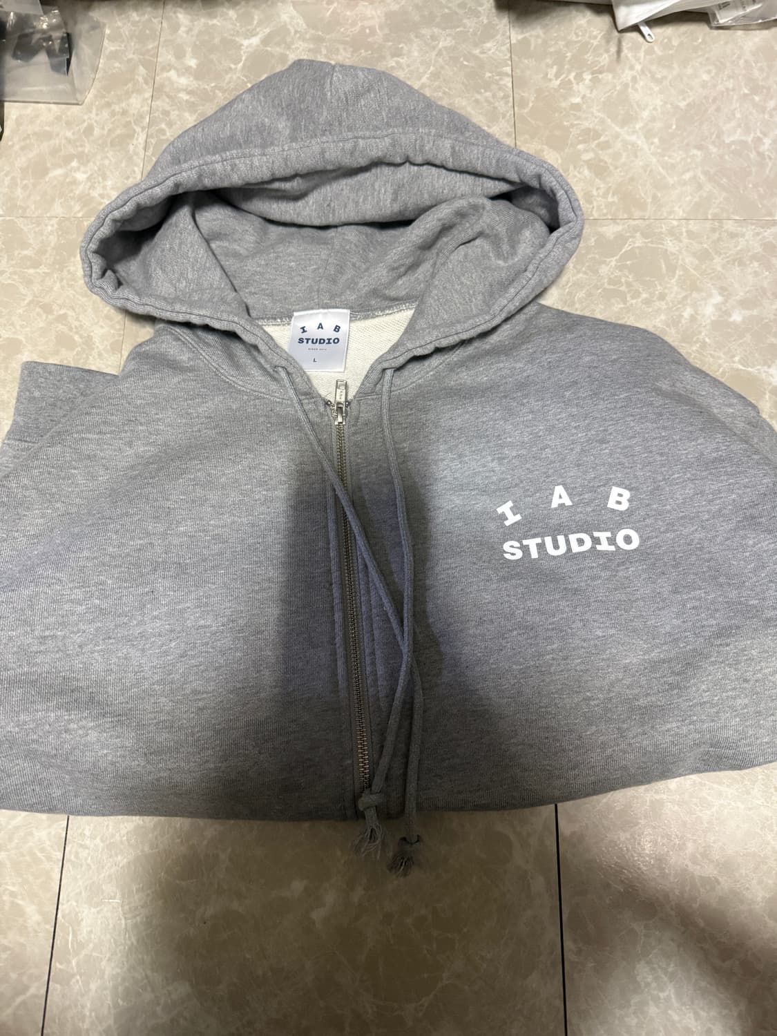 L사이즈 아이앱 후드집업 그레이 22 상품이미지1