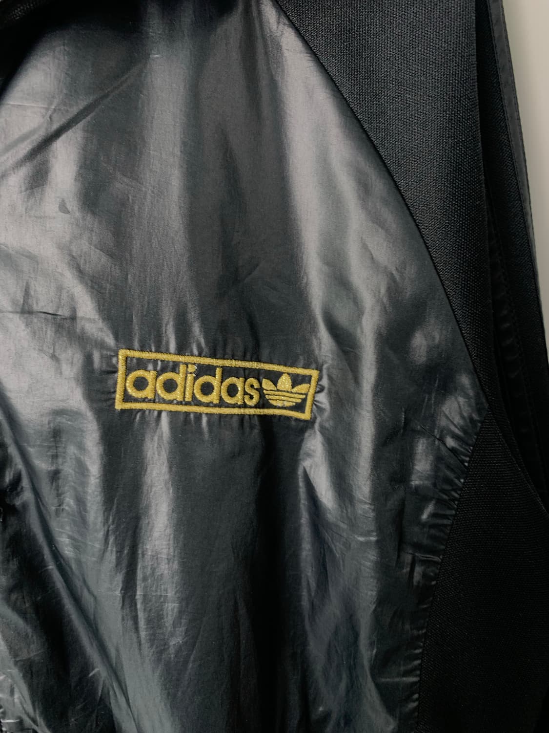 아디다스 파이어버드 골드 나일론 블랙 져지 상품이미지4