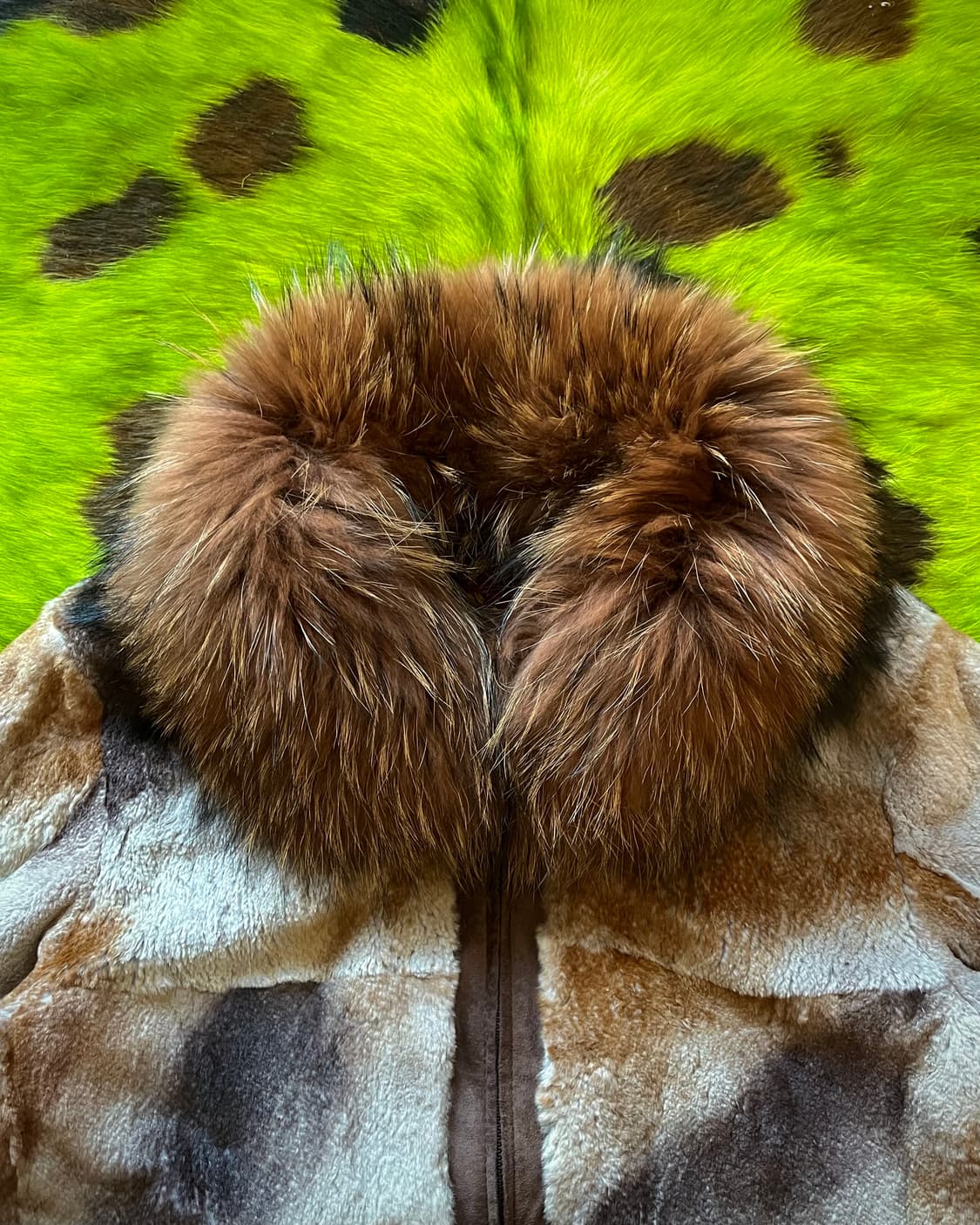 1980-90s Italian Red Fox Beaver Lamb JK 상품이미지7