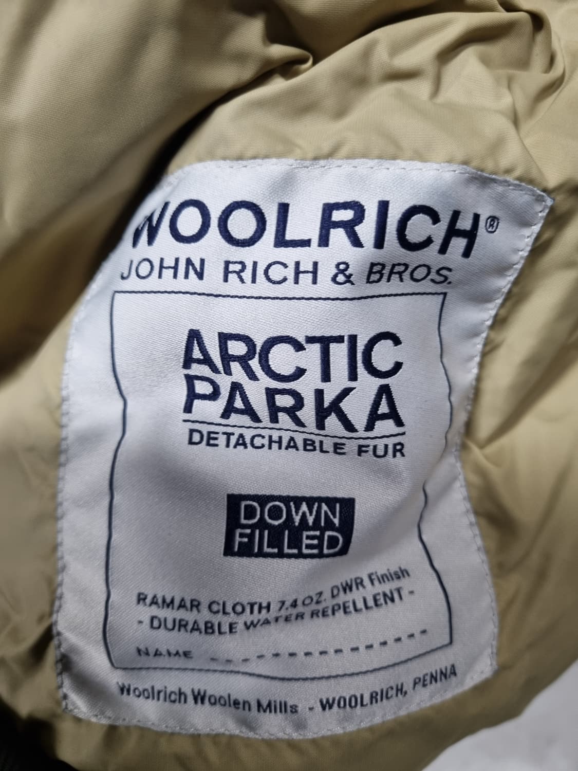 울리치 남성 다운패딩  상품이미지5