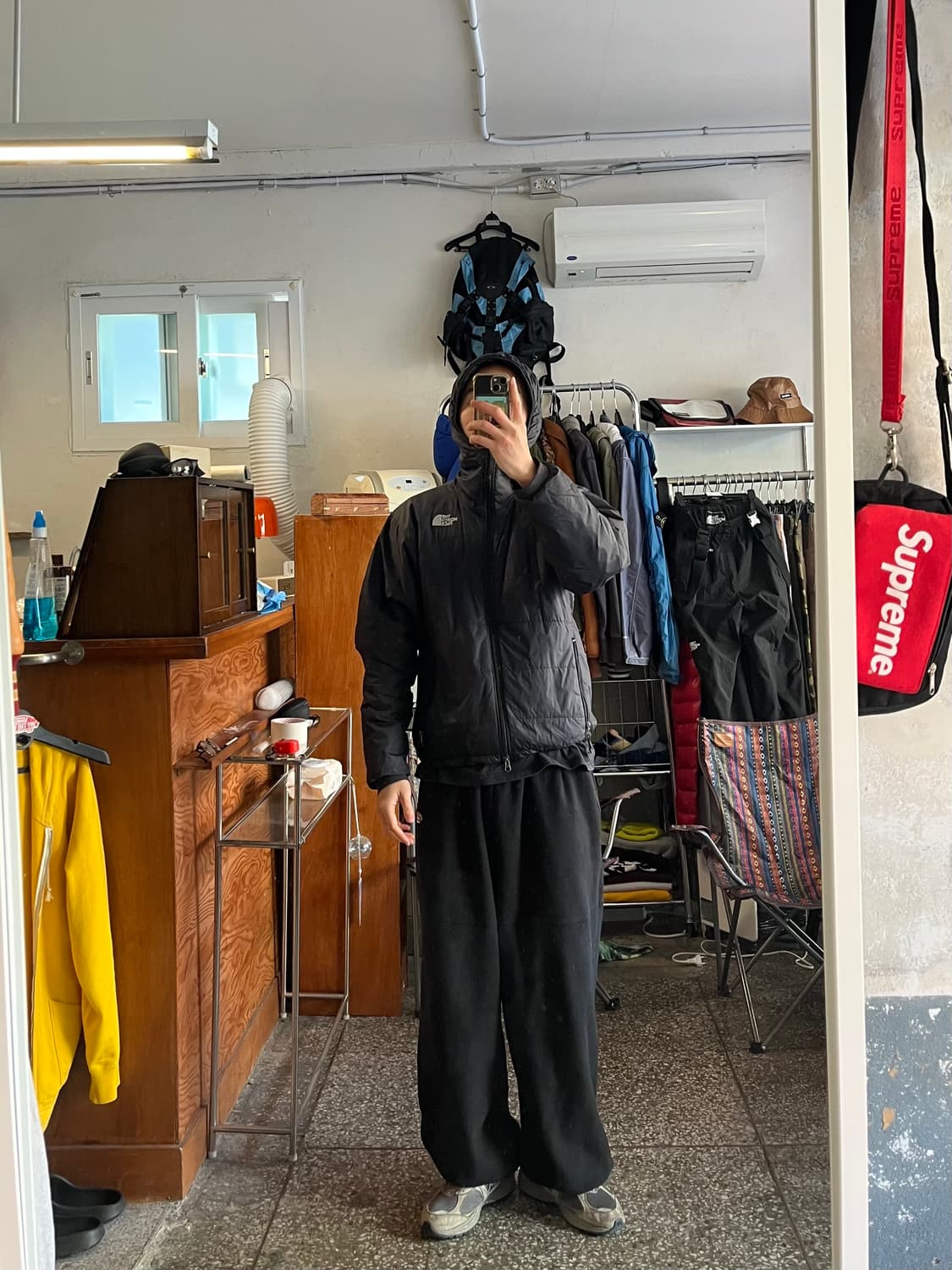 노스페이스 2way 후드 경량패딩  상품이미지4