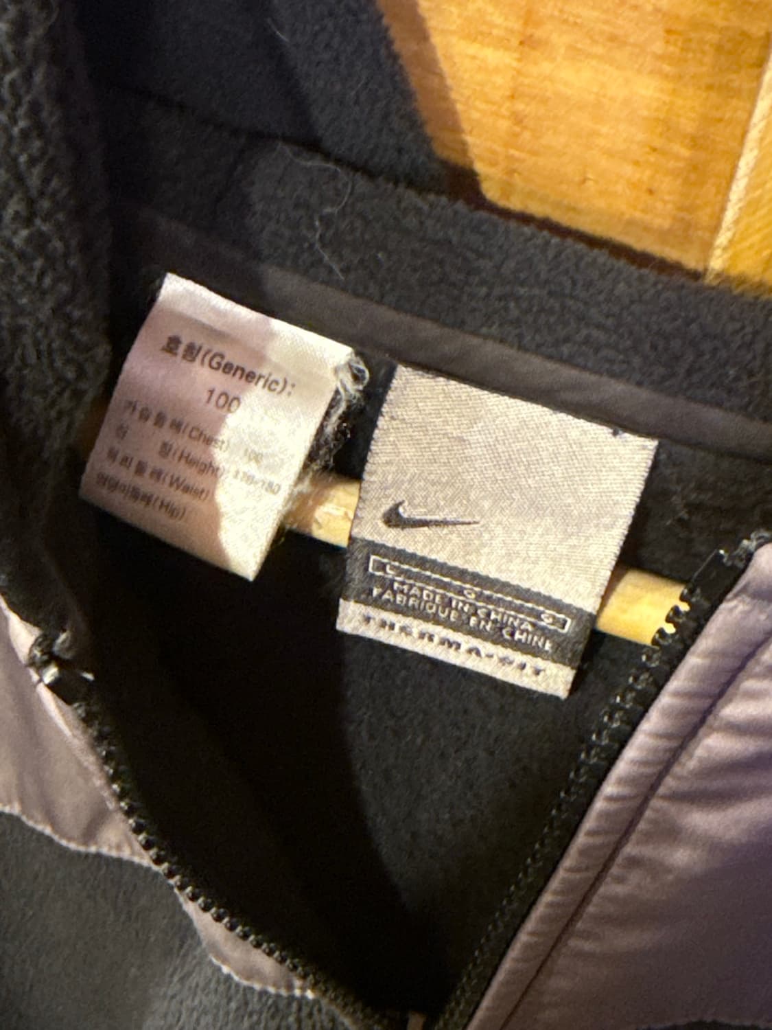 나이키 블랙 후리스 후드집업 상품이미지2