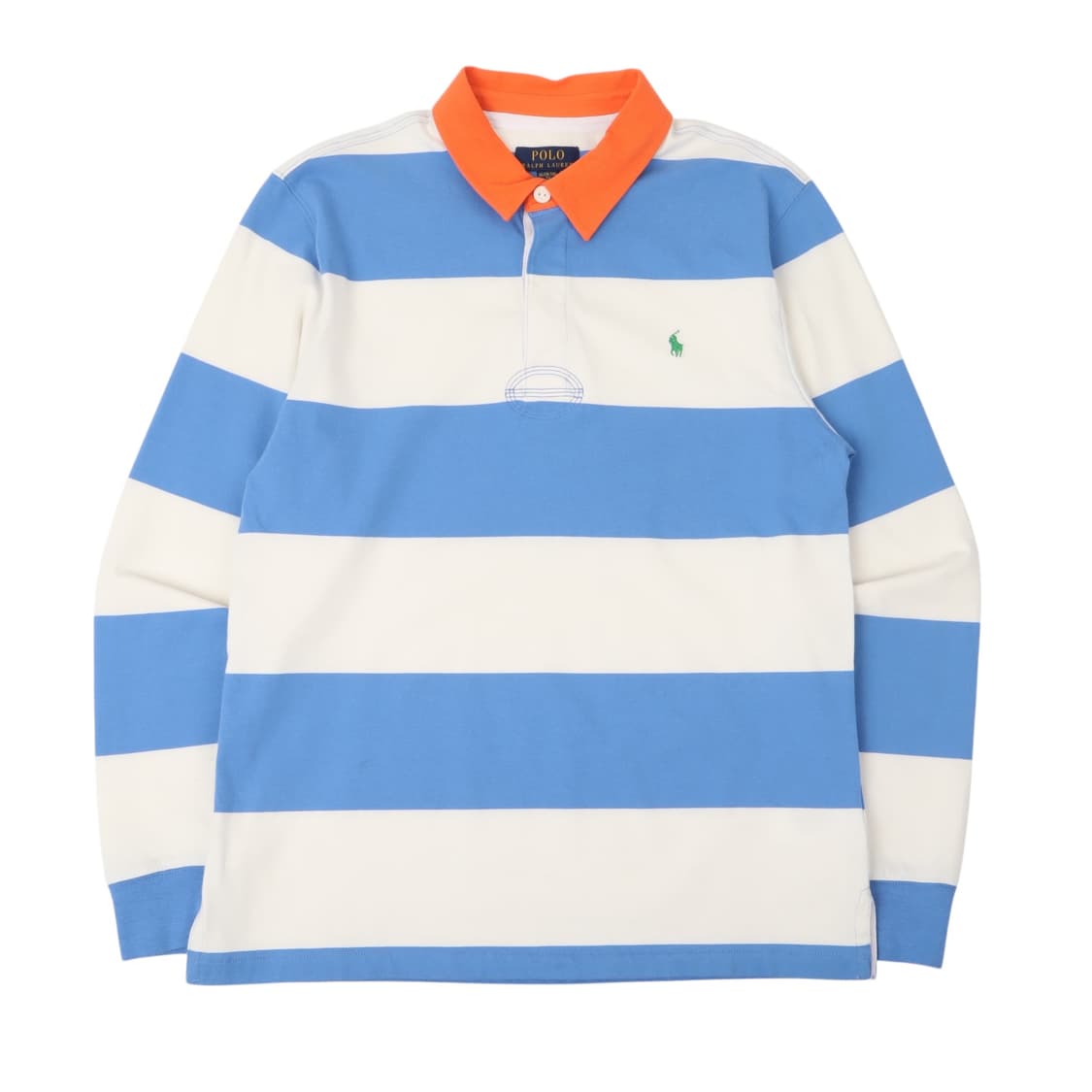 폴로 랄프로렌 럭비 블루 스트라이프 롱슬리브 상품이미지1