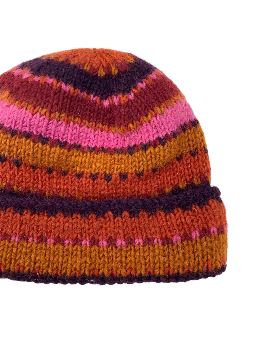 네팔 핸드니트 울 햇  상품이미지2