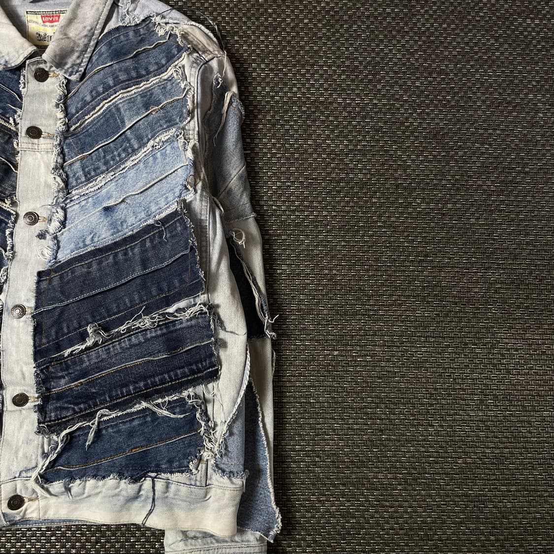 빈티지 리바이스 패치워크 커스텀 데님 자켓 상품이미지6